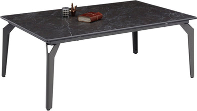 Masuță de cafea Bibi din ceramica cu cadru metalic 110x70 cm - LunaHome.ro