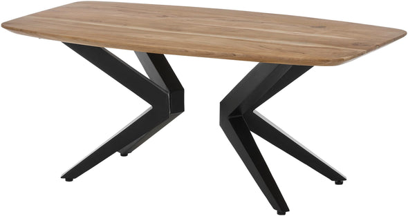 Măsuță de cafea Bill cu blat din lemn de salcam si metal 110x60 cm - LunaHome.ro