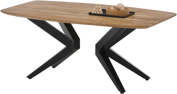 Măsuță de cafea Bill cu blat din lemn de salcam si metal 110x60 cm - LunaHome.ro