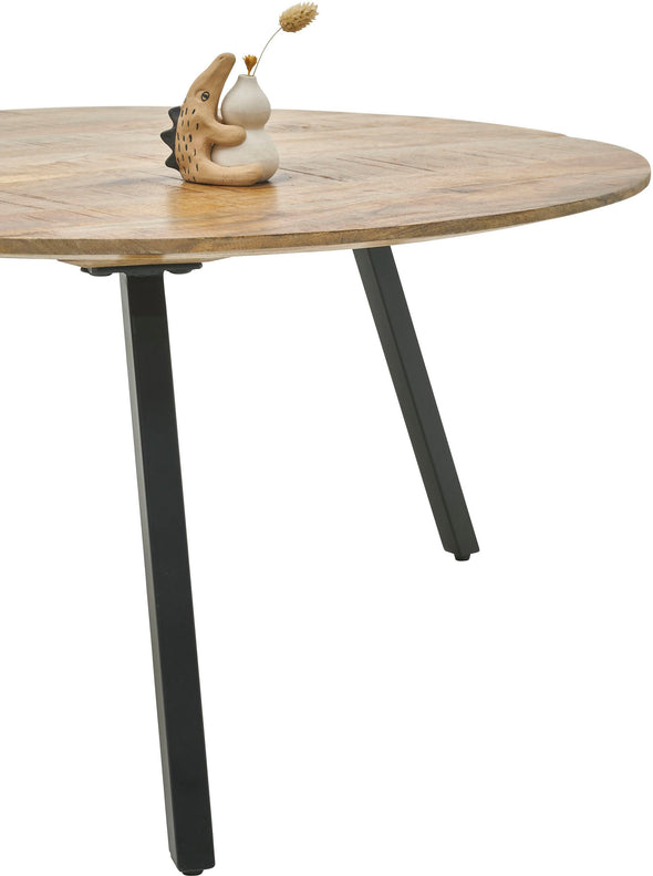 Măsuță de cafea Gloria cu blat din lemn de mango 80 cm