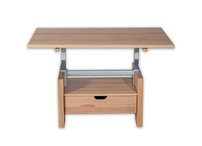 Masuță de cafea Hamilton reglabilă din lemn de fag 110x70 cm - LunaHome.ro