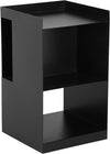 Măsuță laterală Nerida LeGer din metal negru 35x35 cm