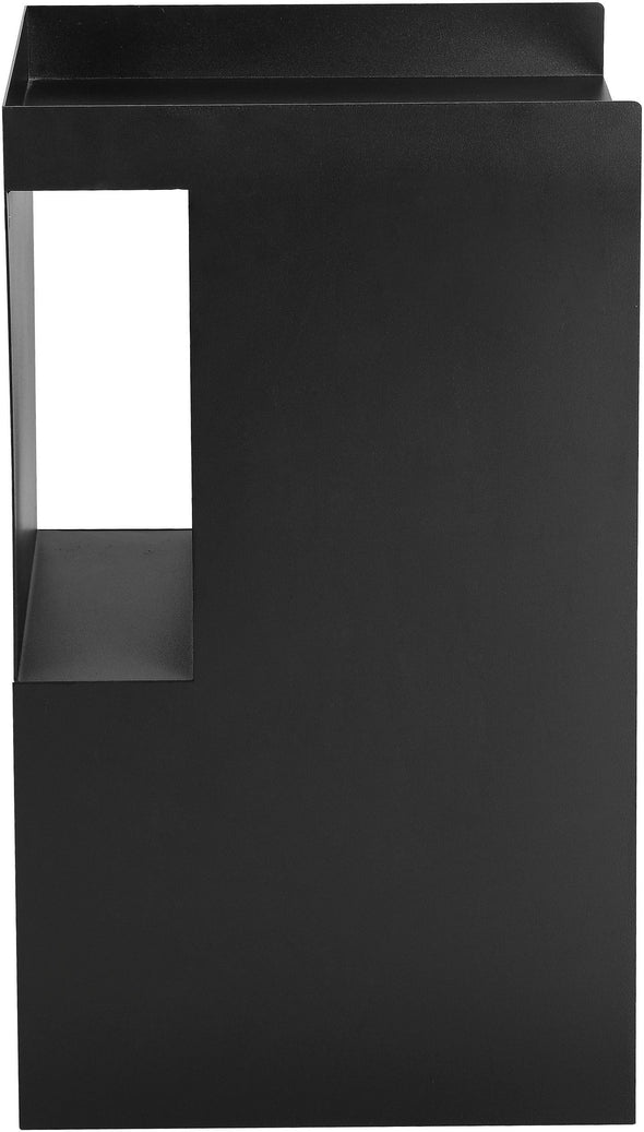 Măsuță laterală Nerida LeGer din metal negru 35x35 cm