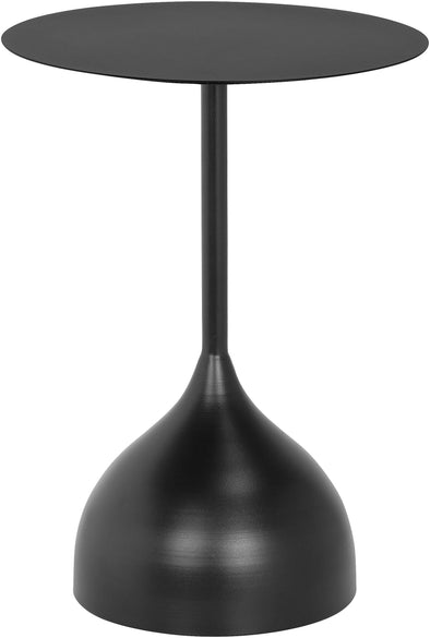 Măsuță laterală de cafea Nerida din metal negru 40 cm diametru - LunaHome.ro