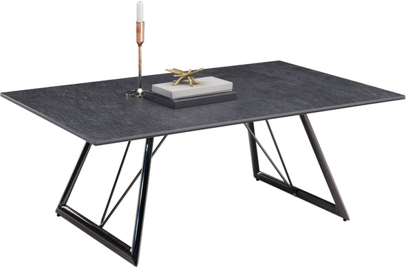 Masuta de cafea Evina cu blat ceramic gri 110x70 cm - LunaHome.ro