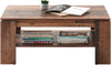 Masuta de cafea Harrison cu raft si sertar maro inchis 100 cm - LunaHome.ro