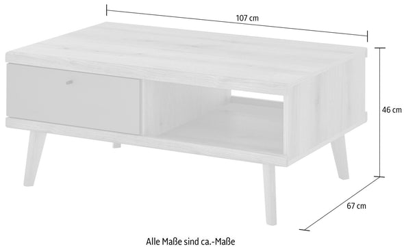 Masuta de cafea Mavas cu design scandinav 107 cm - LunaHome.ro