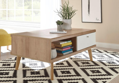 Masuta de cafea Merle cu design scandinav 107x67 cm - LunaHome.ro