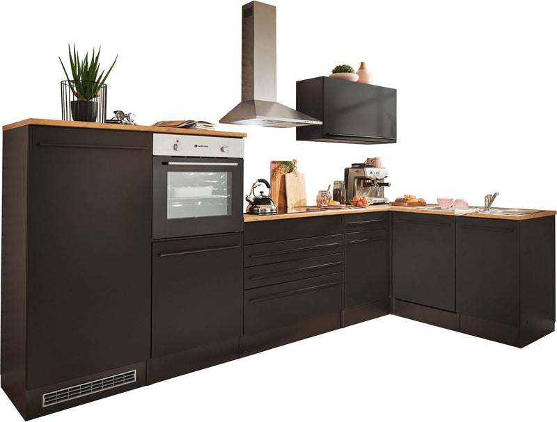Mobila bucatarie tip Chicineta Jazz pe colt 320x175 cm - LunaHome.ro