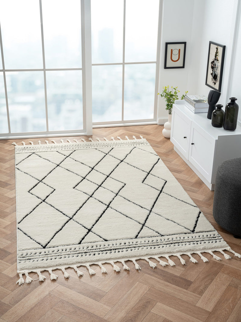 Covor Shaggy Moroccan Desert, moale si pufos, 140x200 cm - LunaHome.ro
