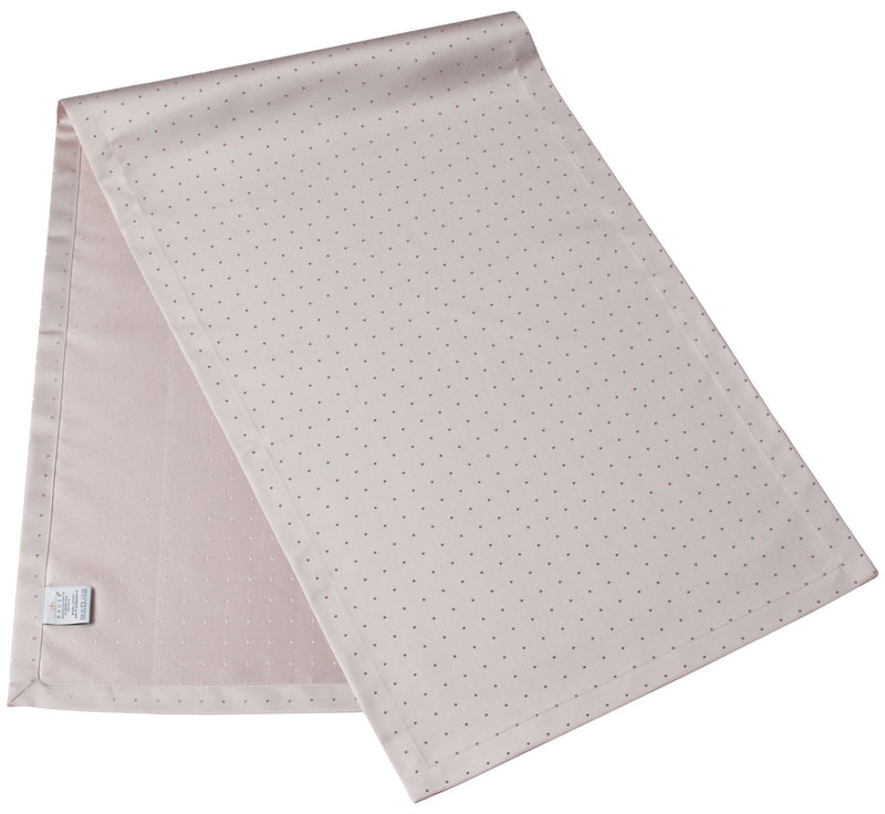 Napron pentru masă Petito din damasc gri deschis 50x160 cm - LunaHome.ro