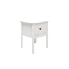 Noptieră Luttenhutt Bee din lemn de pin si Mdf alb 43 cm - LunaHome.ro