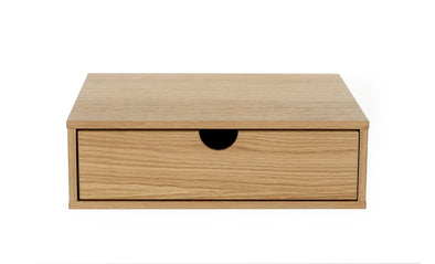 Noptiera suspendata Woodman din furnir de stejar 40 cm - LunaHome.ro
