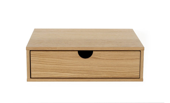 Noptiera suspendata Woodman din furnir de stejar 40 cm - LunaHome.ro