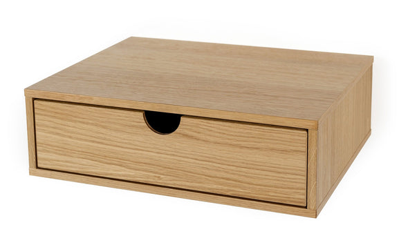 Noptiera suspendata Woodman din furnir de stejar 40 cm - LunaHome.ro