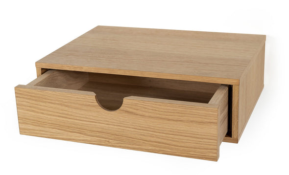 Noptiera suspendata Woodman din furnir de stejar 40 cm - LunaHome.ro