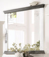 Oglinda Basilico cu rama din lemn de pin 86x84 cm - LunaHome.ro