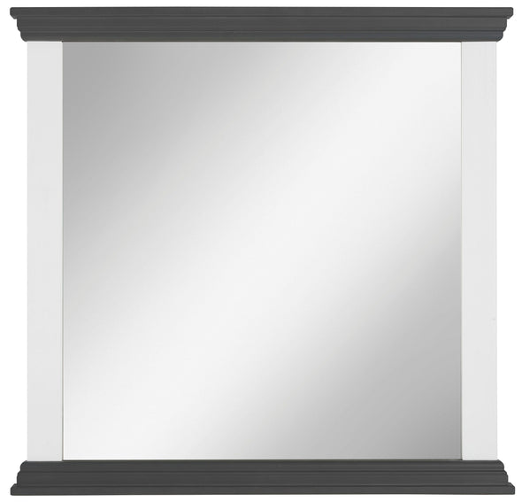 Oglinda Basilico cu rama din lemn de pin 86x84 cm - LunaHome.ro