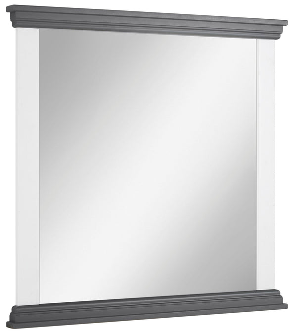 Oglinda Basilico cu rama din lemn de pin 86x84 cm - LunaHome.ro