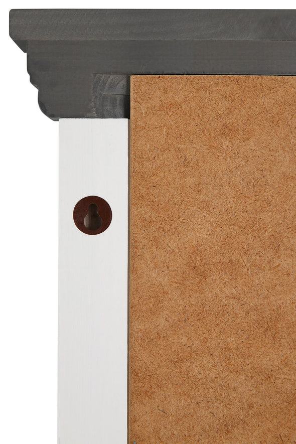 Oglinda Basilico cu rama din lemn de pin 86x84 cm - LunaHome.ro