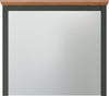 Oglinda Viena cu design atipic rama verde 77x68 cm
