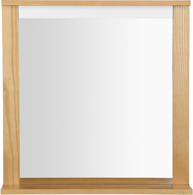 Oglinda de baie Falun cu poliță 60x53 cm - LunaHome.ro