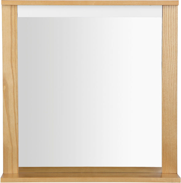Oglinda de baie Falun cu poliță 60x53 cm - LunaHome.ro