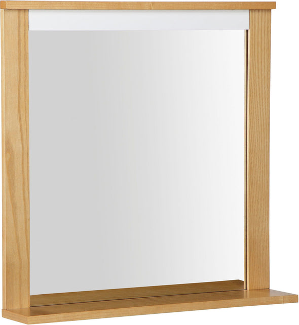Oglinda de baie Falun cu poliță 60x53 cm - LunaHome.ro