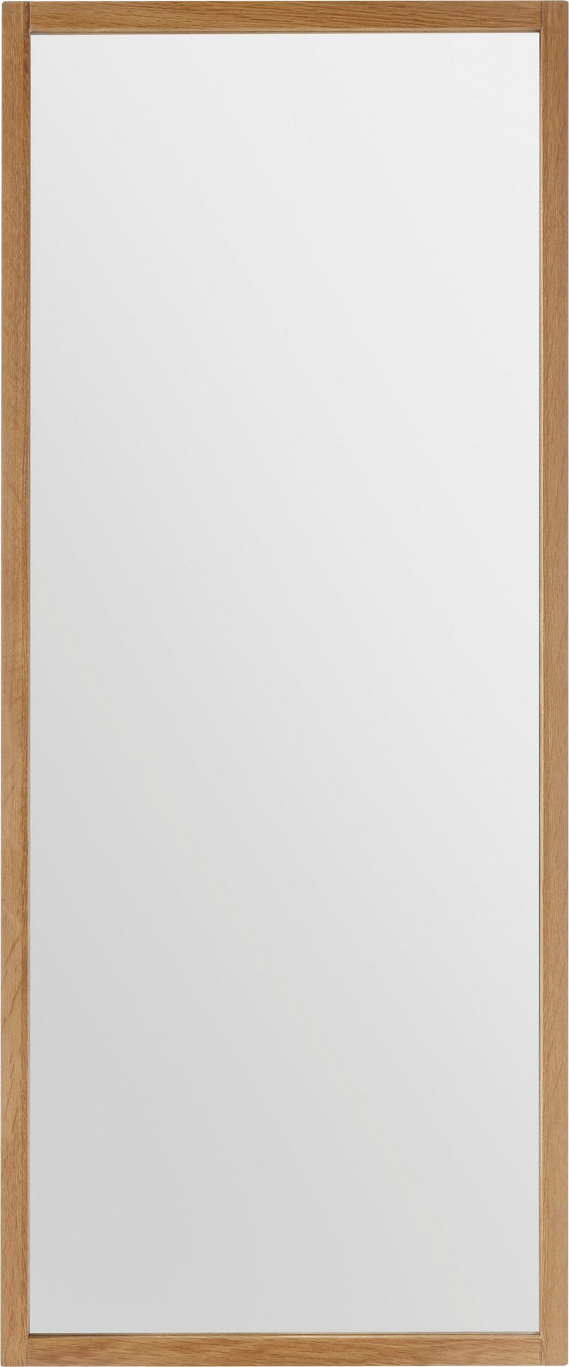 Oglinda de perete Alwar cu rama din lemn 50x120 cm - LunaHome.ro
