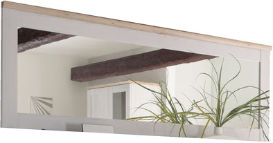 Oglinda orizontala de hol Romance cu rama in 2 culori 186 cm - LunaHome.ro