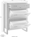 Pantofar Detroit cu design industrtial, 75 cm latime - LunaHome.ro