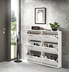 Pantofar Sam alb cu 6 clapete design modern, 116 cm lățime - LunaHome.ro