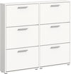 Pantofar Sam alb cu 6 clapete design modern, 116 cm lățime - LunaHome.ro