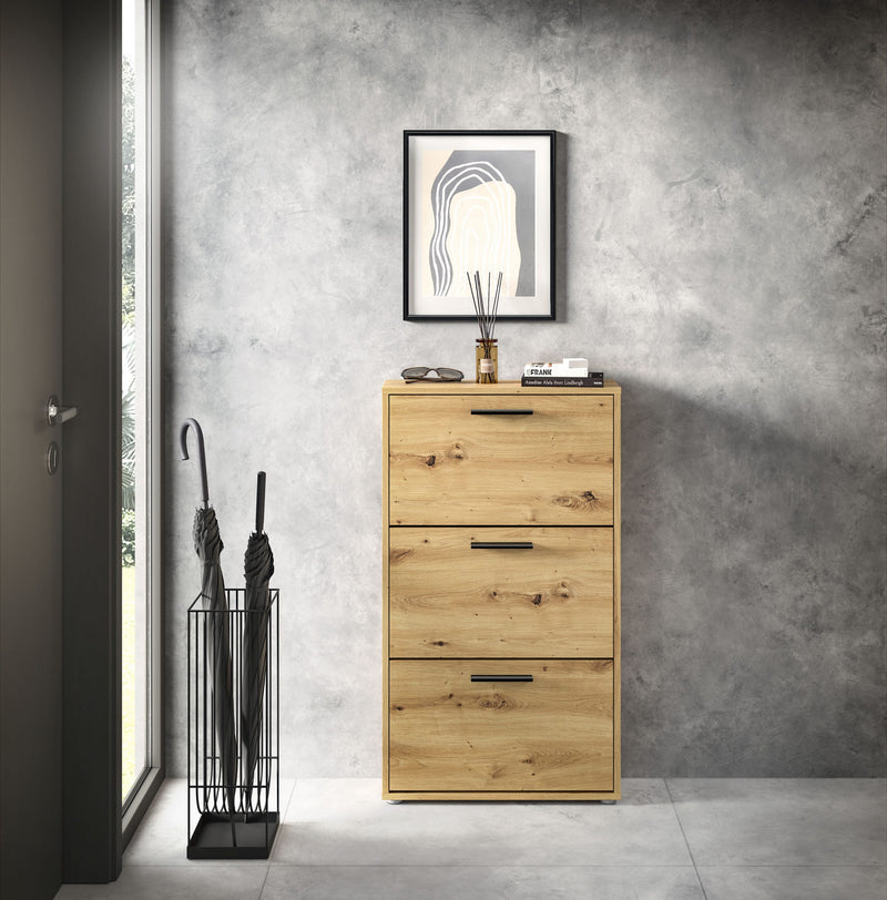 Pantofar Sam culoare stejar artizanal cu 3 clape 59 cm lățime - LunaHome.ro
