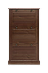Pantofar Liotta cu 3 clape din lemn de pin maro 75 cm - LunaHome.ro