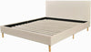 Pat Armandine cu tăblie din velur reiat bej 180x200 cm - LunaHome.ro