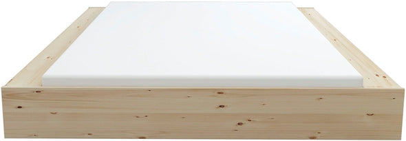 Pat Erno cu design modern din lemn de pin cu depozitare 180x200 cm