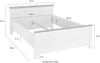 Pat Florenz cu aspect romantic alb 140x200 cm