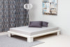 Pat Futon din lemn de pin alb cu somiera inclusa 140x200cm