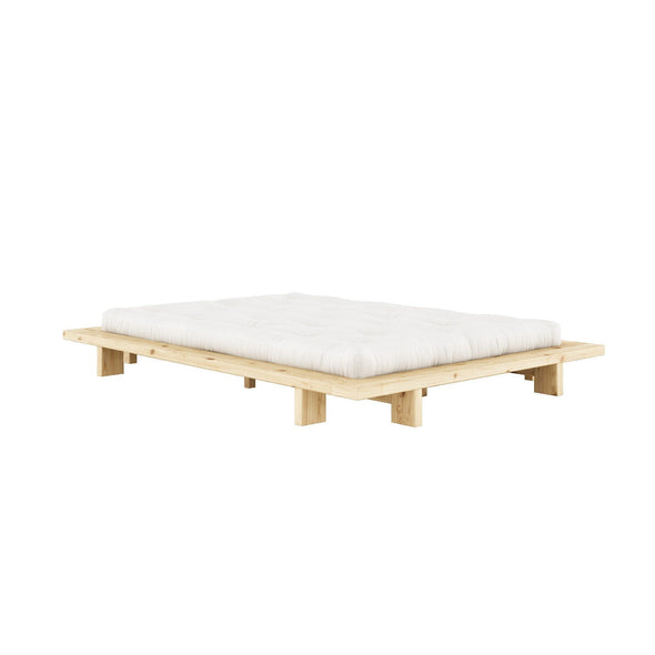 Pat Japan bed Karup Design cu cadru din lemn de pin 140x200 cm - LunaHome.ro
