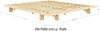 Pat Japan bed Karup Design cu cadru din lemn de pin 140x200 cm - LunaHome.ro