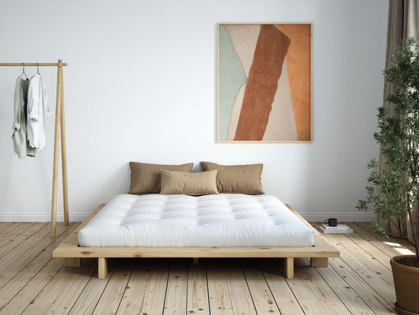 Pat Japan bed Karup Design cu cadru din lemn de pin 140x200 cm - LunaHome.ro