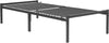 Pat List cu somiera inclusa din metal negru 90x200 cm - LunaHome.ro