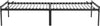 Pat List cu somiera inclusa din metal negru 90x200 cm - LunaHome.ro