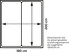 Pat Triest din lemn masiv de fag cu sertare 180x200 cm - LunaHome.ro