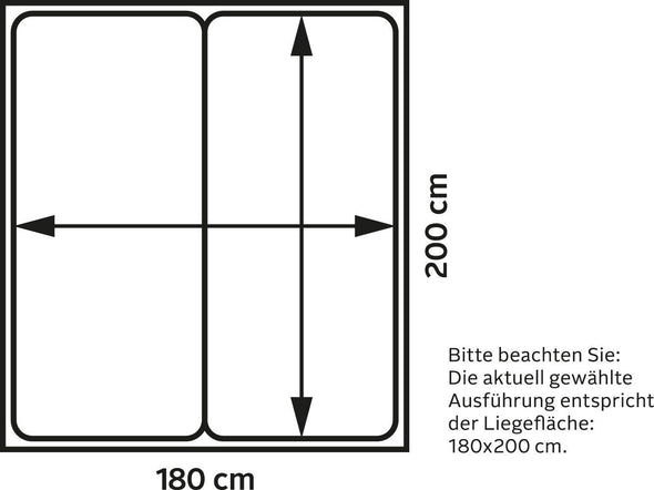 Pat Triest din lemn masiv de fag cu sertare 180x200 cm - LunaHome.ro