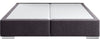 Set 2 baze de pat boxspring Simba gri închis 160x200 cm - LunaHome.ro