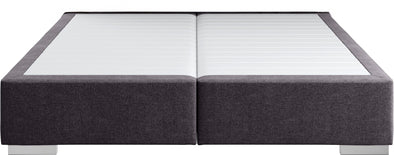 Set 2 baze de pat boxspring Simba gri închis 160x200 cm - LunaHome.ro