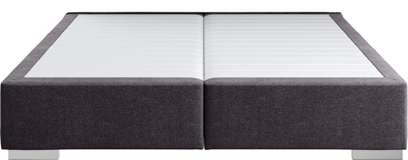 Set 2 baze de pat boxspring Simba gri închis 160x200 cm - LunaHome.ro