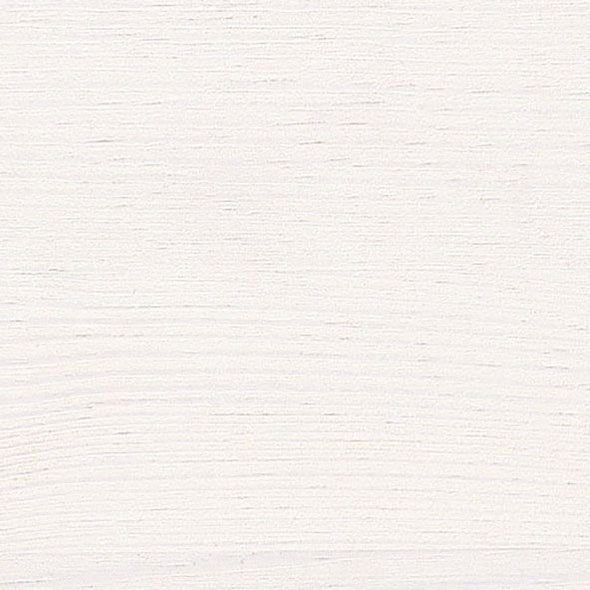 Pat alb rustic din lemn masiv Indra cu freze decorative 180x200 cm - LunaHome.ro